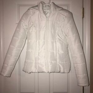 White New York And Company Puffer Jacket